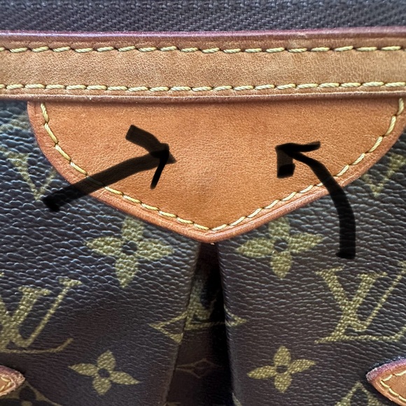 LOUIS VUITTON EUC Monogram Palermo GM With Missing Crossbody Strap - Picture 4 of 16